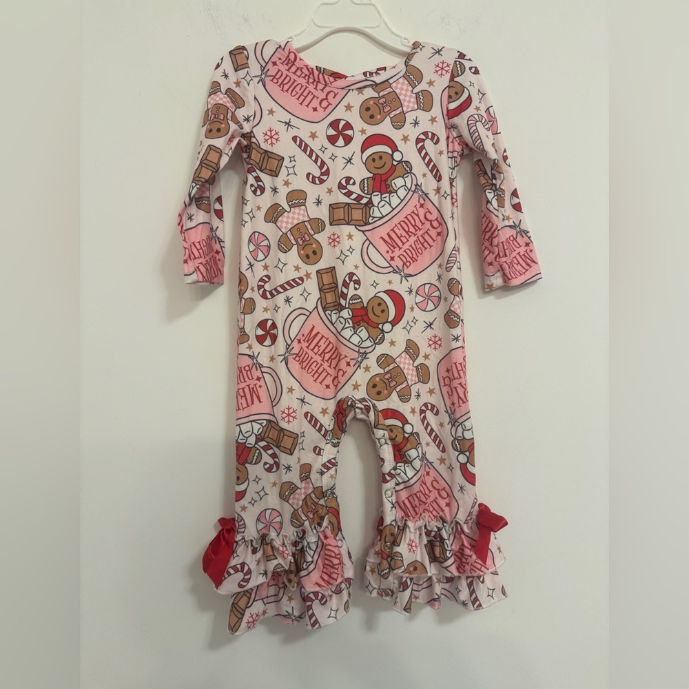 Marie Nicole Festive Gingerbread 12-18 One Piece